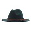 Dámský retro vlněný klobouk Fedora - Podzimní/zimní buřinka v britském stylu s trendy designem