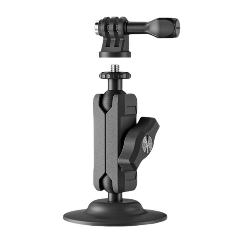 

Heavy Duty Metal Arm Clamp Bracket With Universal Adhesive Base And 360 Degree Adjustable Ball Head For Action Cameras 1