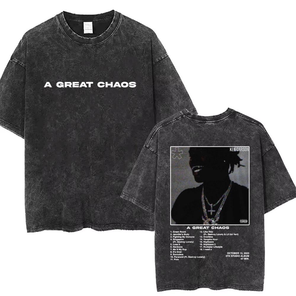 Washed Vintage Rapper Homixide Gang Graphic Tshirt Playboi Carti Opium Merch Tshirt Men Women Hip Hop Rock Oversized T Shirts S
