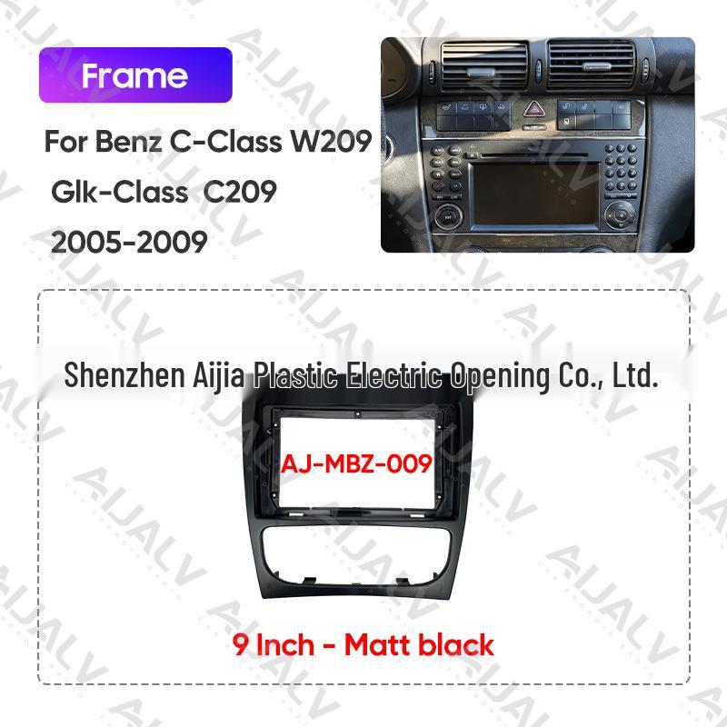 9" Android Navigation Screen Frame for 2005-2009 Mercedes-Benz C-Class W203.