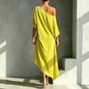 Elegante Abito Minimalista Senza Maniche in Cotone e Lino da Donna - Stile 2026