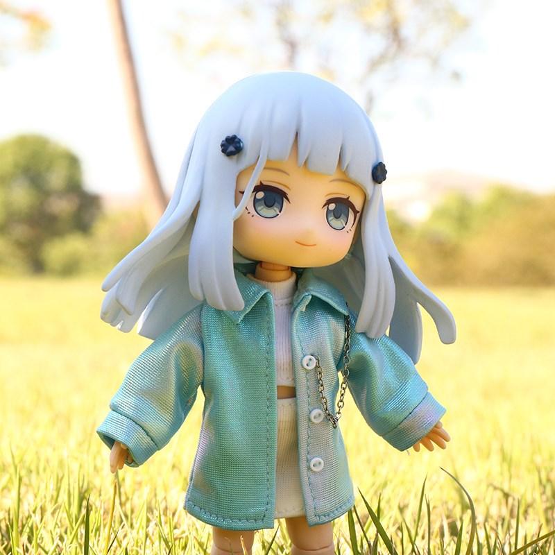 Perfect ob11 Baby Gigh Street Leather Skirt Suit For ob11 obitsu 11 molly gsc 1/12 BJD Doll Accessories Clothing BJD Baby Clothes