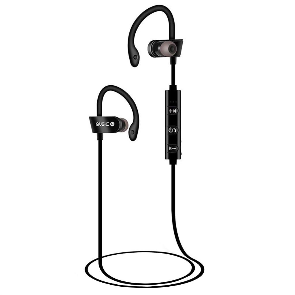  Wireless Bluetooth Headset Headphones Sport Sweatproof Stereo Earbuds Earphone