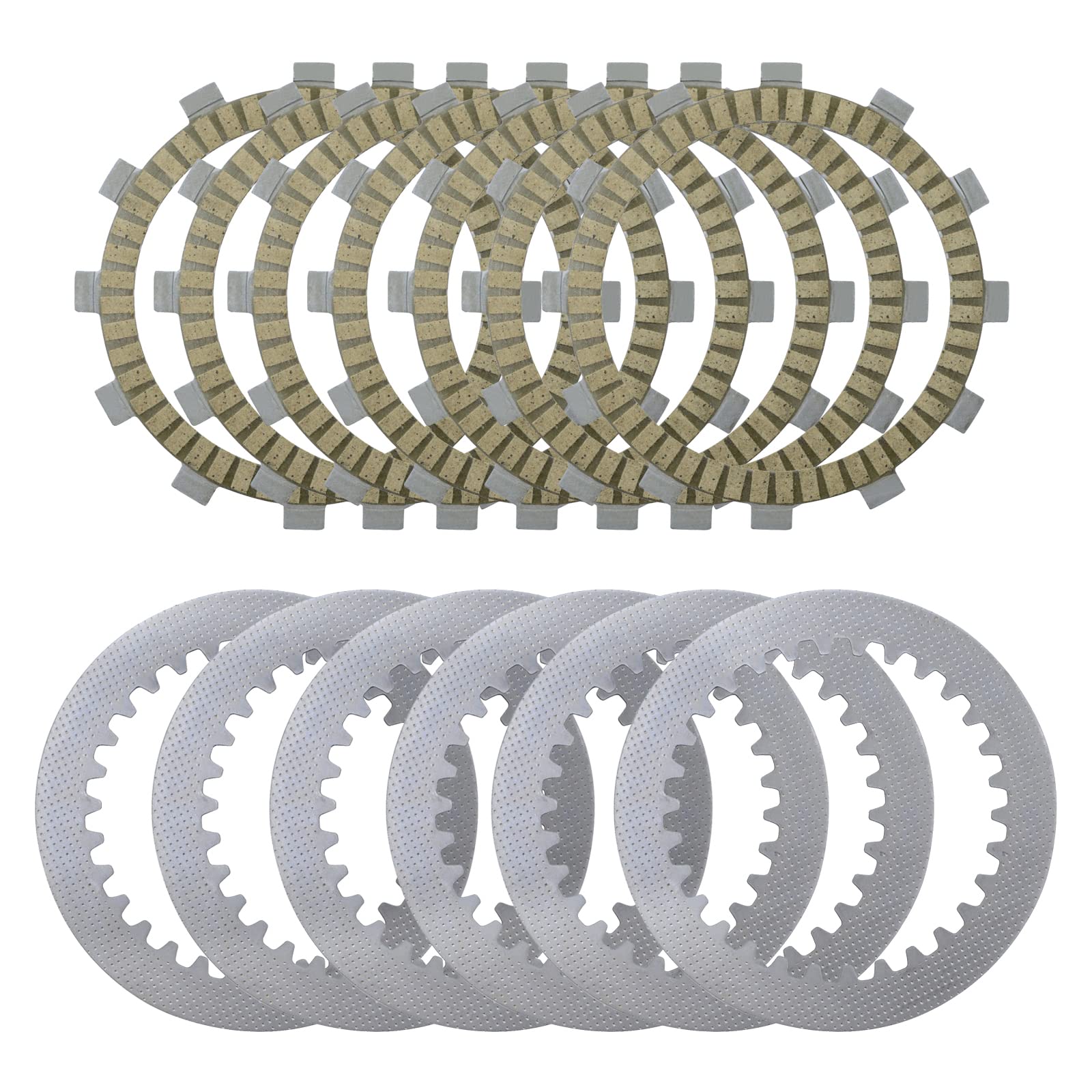 

AHL 13-piece Clutch Plate Kit 13088-1081 13089-1085 Applicable to: KLX250 1994 1995 1998 1999 2001-2017 / KLX250 D-Tracker 1998 1999 2002-2007