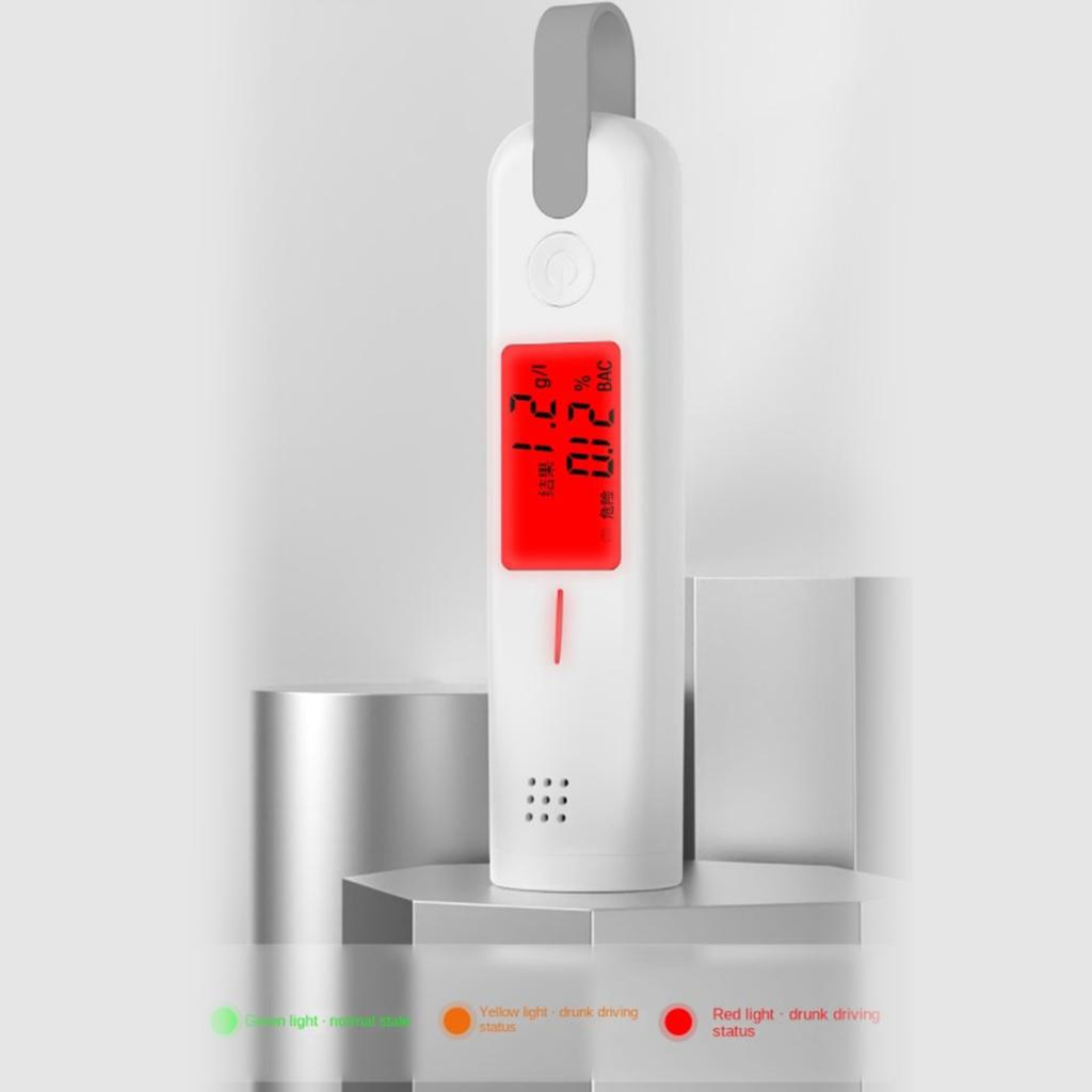 Professional Portable Alcohol Detector Breath Tester with LCD Digital Display Screen Breathalyzer Analyzer High Accuracy