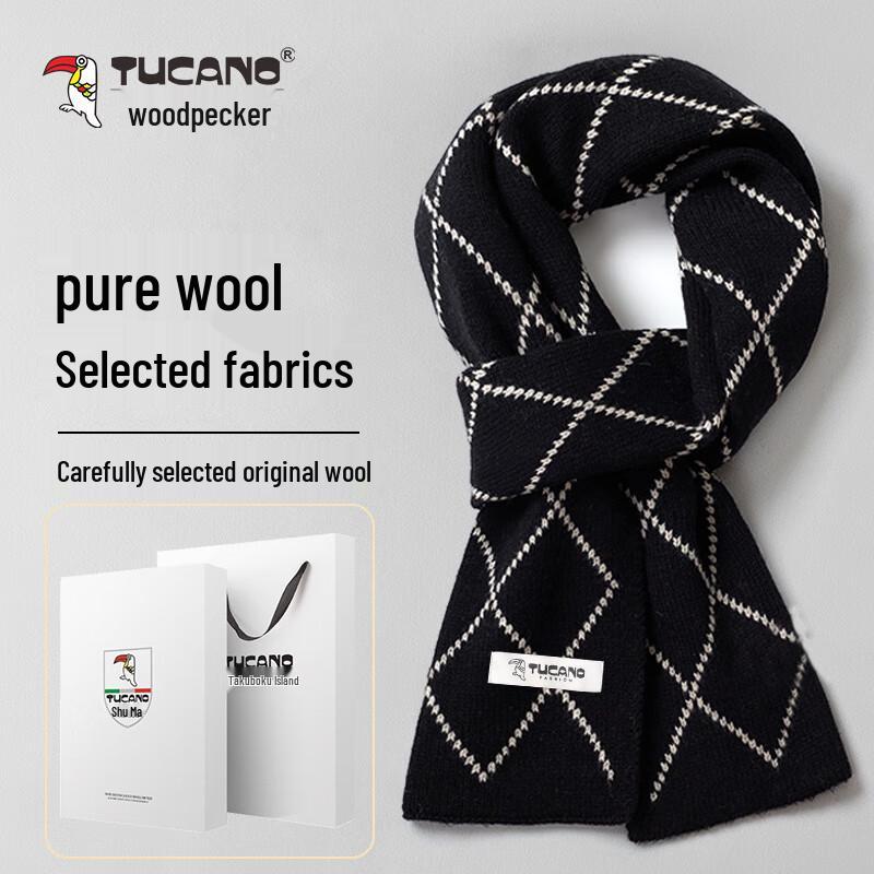 TUCANO Unisex Pure Wool Scarf