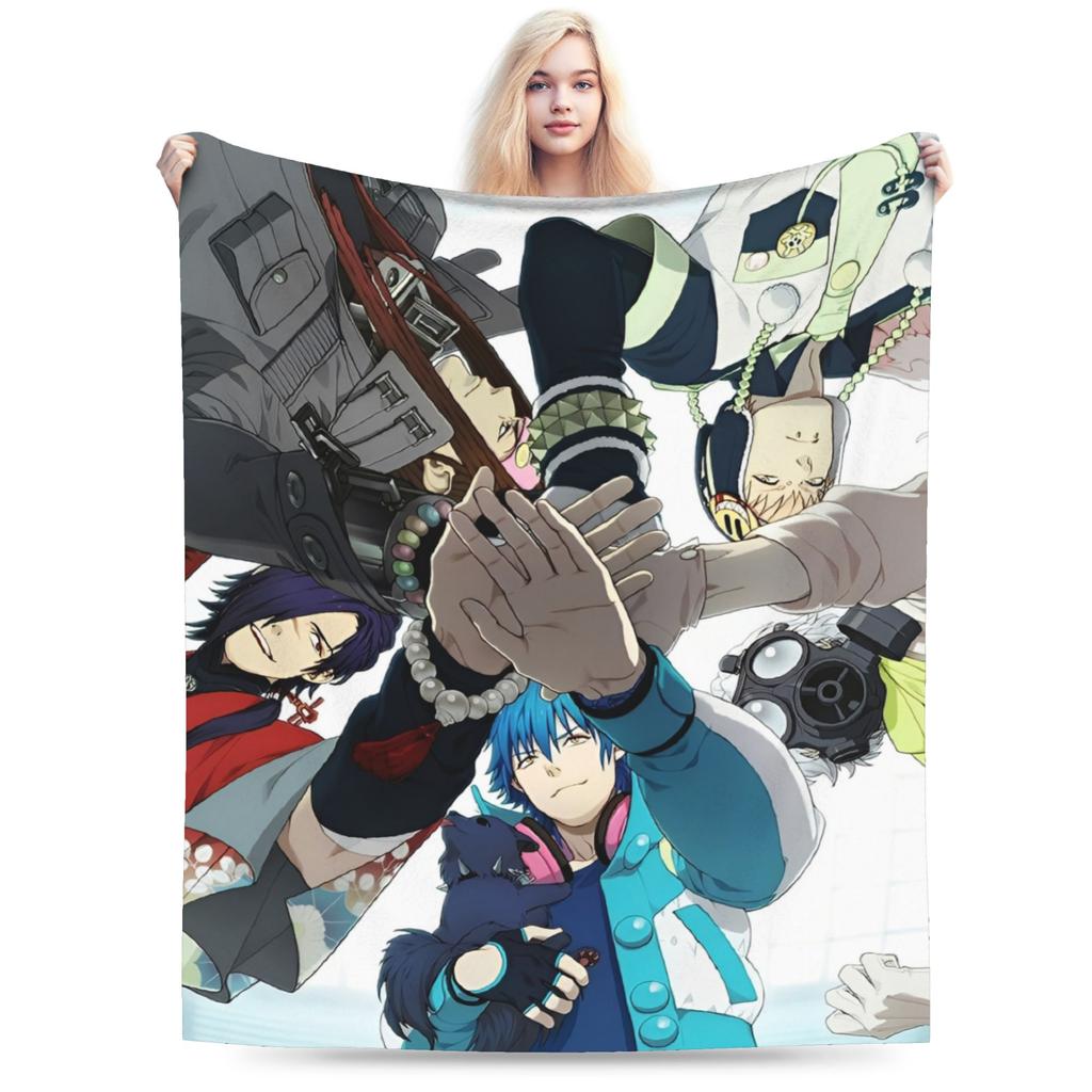 Dramatical Murder Anime Throw Blanket for Couch Soft Cozy Plush Blanket 50x60 Inch Multi-size Bedspread for All Seasons