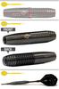 DYNASTY Katana Series Black Sword LINE Kai Series Black Sword Line Kai Tungsten Soft Darts SOFTDARTS Dart Barrel [Katana 90%