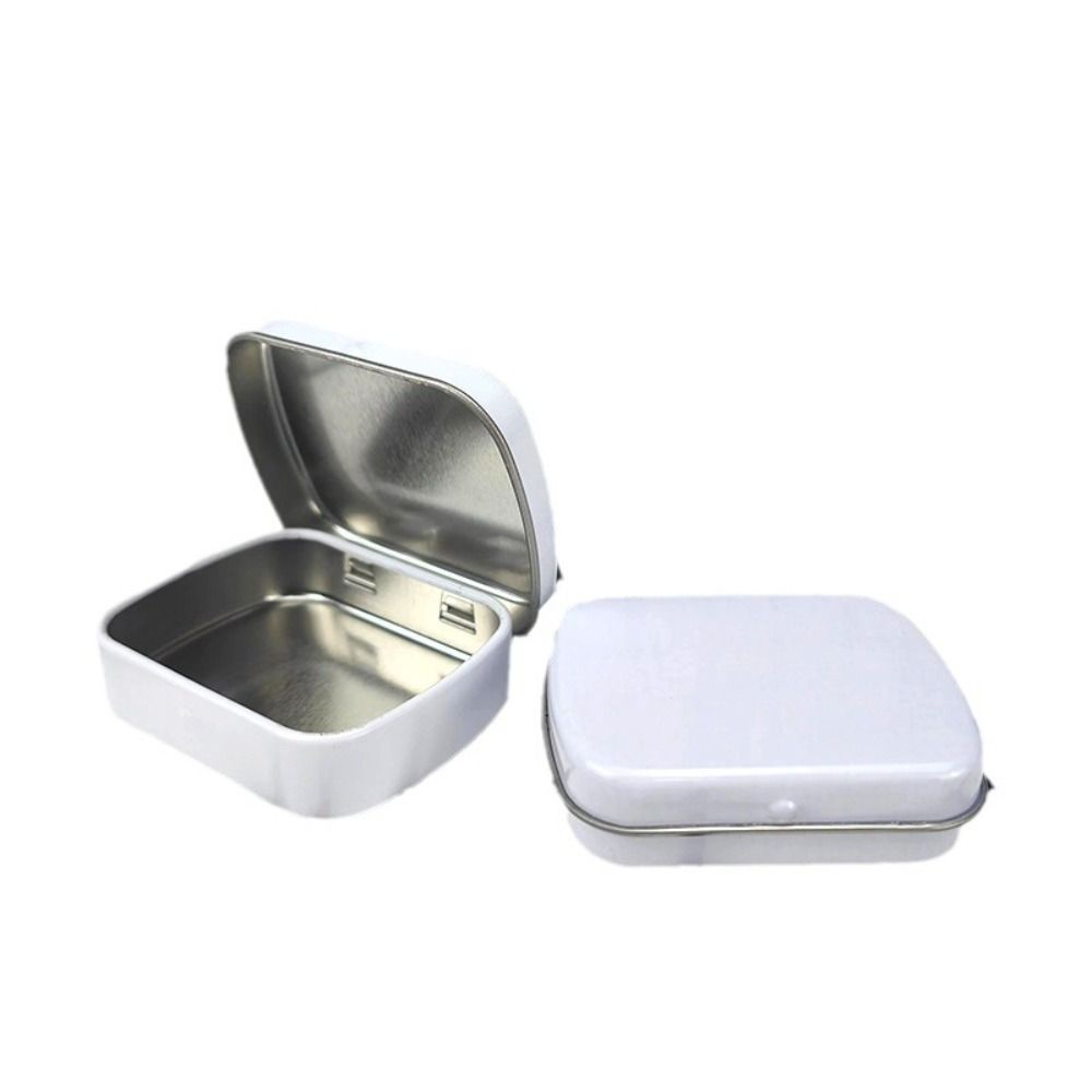 2Pcs Mini Watercolor Iron Box Empty Paint Pigment Box Children's Gift Travel Painting Tray  Outdoor