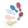 Mini Air Cushion Hair Brush Macaron Colored Portable Detangling Comb Custom Logo Hairbrush with Plastic Handle for Home Use