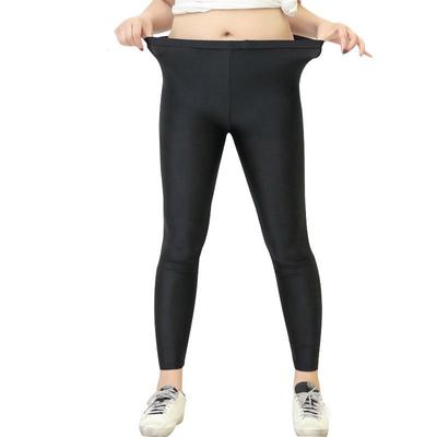 Leggings Pantaloni da donna di grandi dimensioni Pantaloni da yoga da allenamento elasticizzati sottili da donna estivi solidi taglie forti