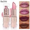 Matte Pearlescent Nude Candy Lipstick Long-lasting Waterproof Non-stick Cup Mirror Lip Glaze for Everyday Makeup