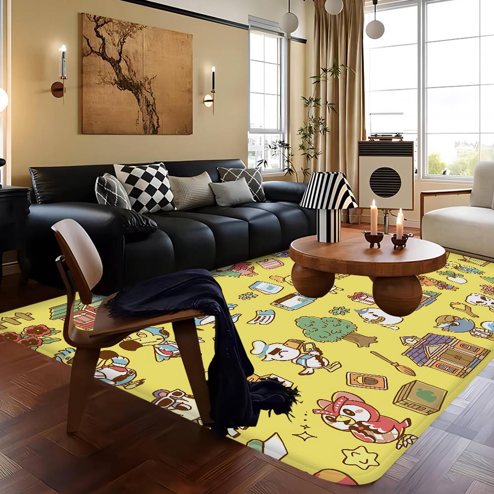 A-Animal Classic C-Crossing Game Door Mat Washable Non-Slip Living Room Sofa Chairs Area Mat Kitchen Doormat Area Rug
