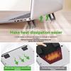 2Pcs Mini Laptop Stand Adjustable Folding Ultra-Thin Portable Holder For Macbook Xiaomi Notebook Cooling Holder Keyboard Support