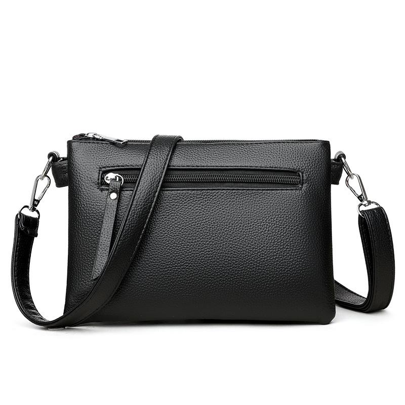 

Stylish hand-held simple and versatile shoulder messenger bag чёрный