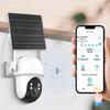 HD Solar PTZ Outdoor Monitoring Camera, WiFi & 4G US/EU Versions, ICSee Compatible.
