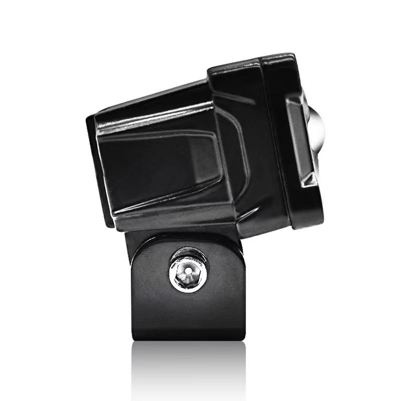 Waterproof Dual-Eye LED Motorcycle Spotlight: Ultra-Bright White & Yellow Light, 9-80V.