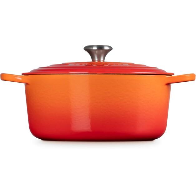 Жаровня Le Creuset Signature круглая 28 см духовка красная 6,7 л (21177280902430)