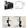 1500 Pounds Trailer Jack 6-inch Double Solid Guided Wheel Lift Trailer Legs Yacht Trailer RV Accessories with Bolt on Capacity