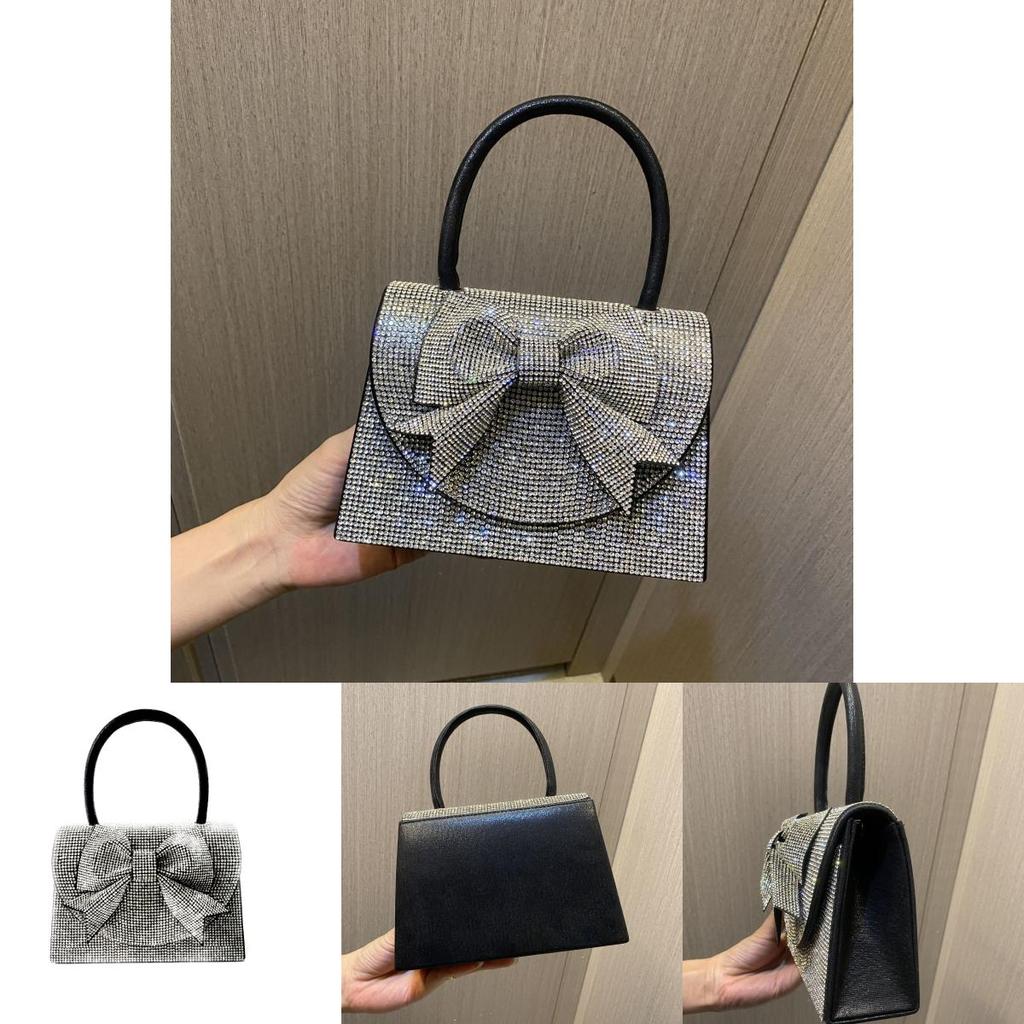 New Cross-border European And American Light Luxury Rhinestone Handbag Bridal Wedding Dress Evening Banquet Evening Bag