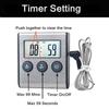 Digital Kitchen Meat Thermometer Food Temperature Probe for Liquids Oven BBQ Frying Thermometer Cooking Tools