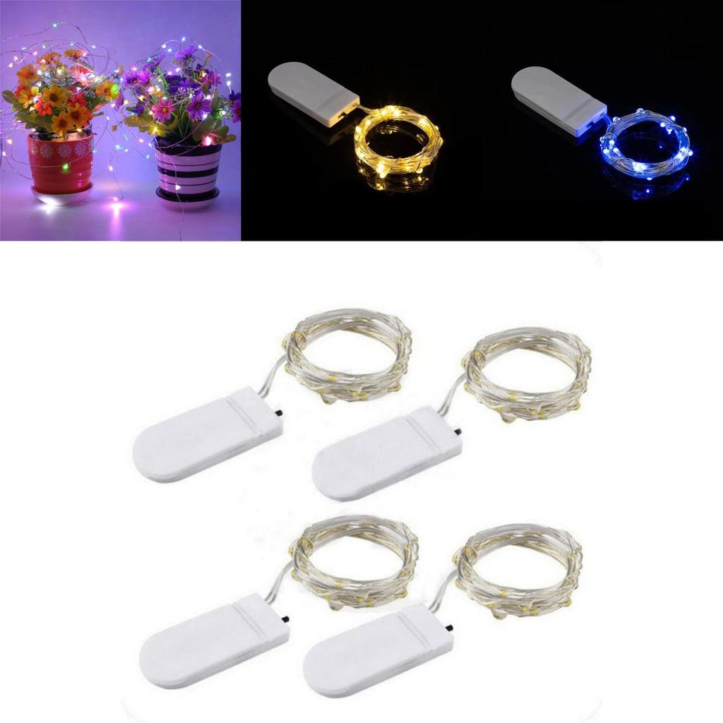 Led Copper Wire String Lights 3v Battery Powered For Holiday Christmas Festive Display