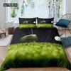Golf Duvet Cover Set Golf Club Athlete Twin Bedding Set Microfiber Grass Leaf Branches Sports Game Theme Double King Quilt Cover
