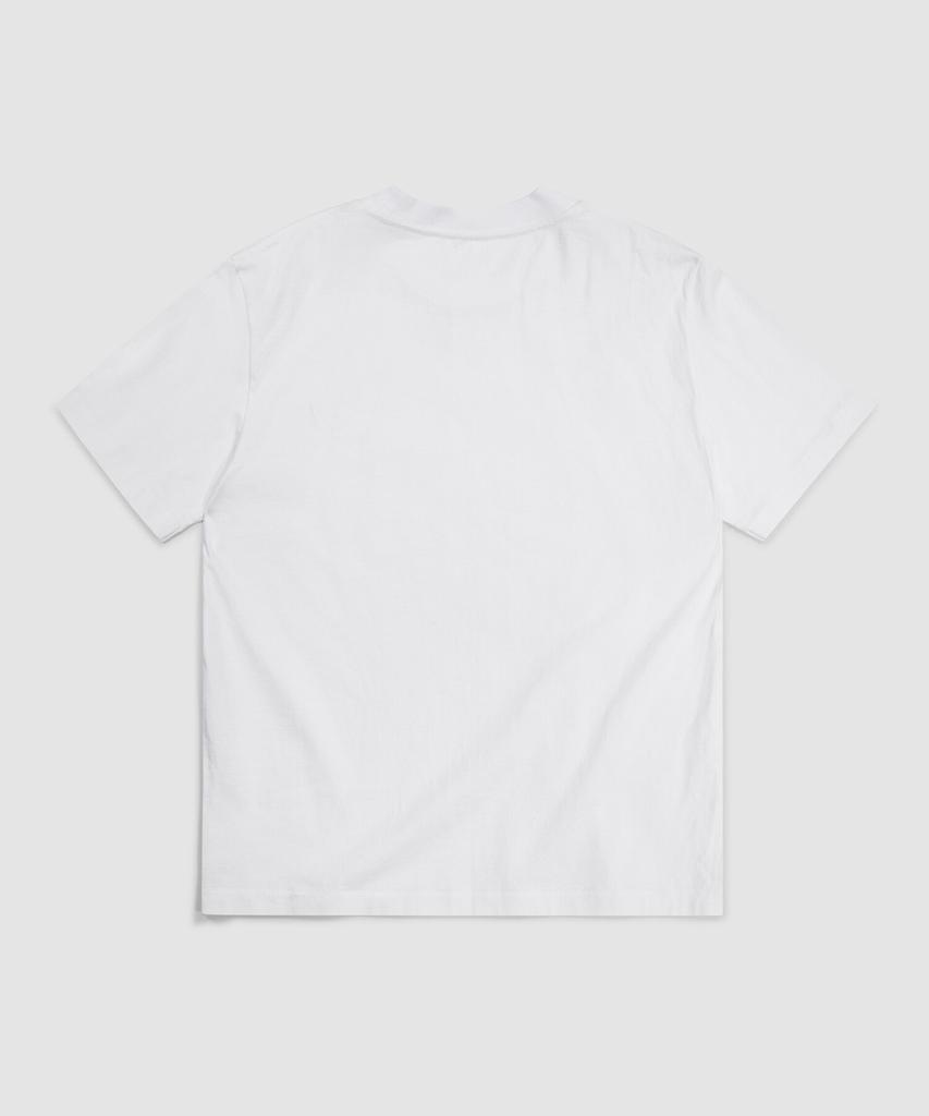Keulaeki [Unisex] Basic Logo Tee_White [Kr265Put402]