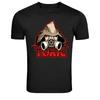 Hooded Toxic Gas Mask Skull Graphic T-Shirt