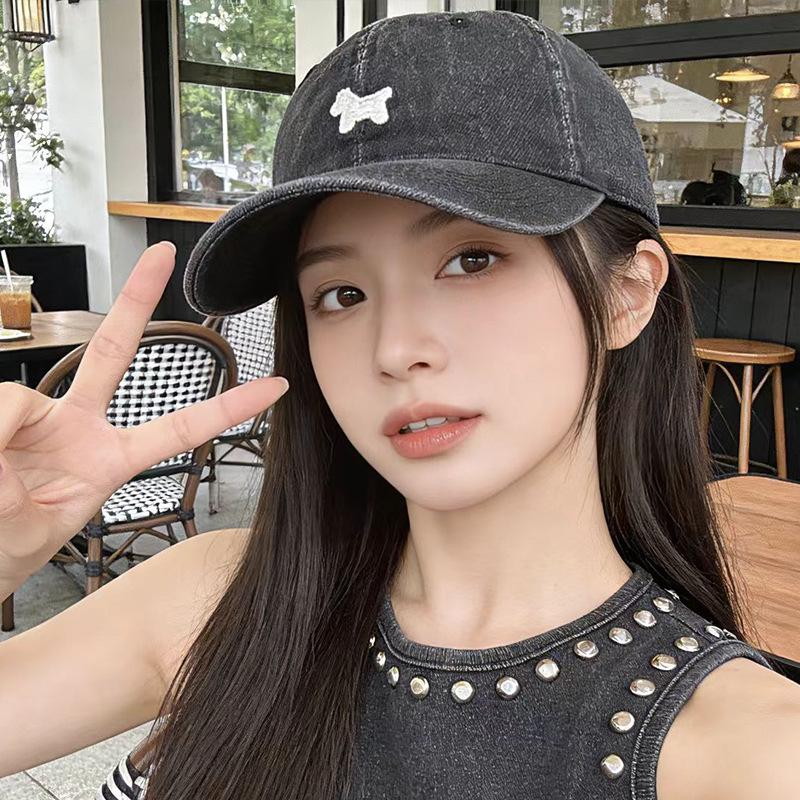 Boy baseball cap children s fashion face small outdoor sunshade sunscreen cap M（56-58cm）