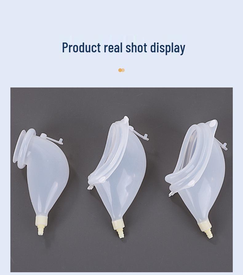 Portable Anti-Leak Silicone Urine Collector for Men and Women with Incontinence