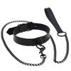 Gothic style leather sex collar SM binding props couple training instruments adult sex products