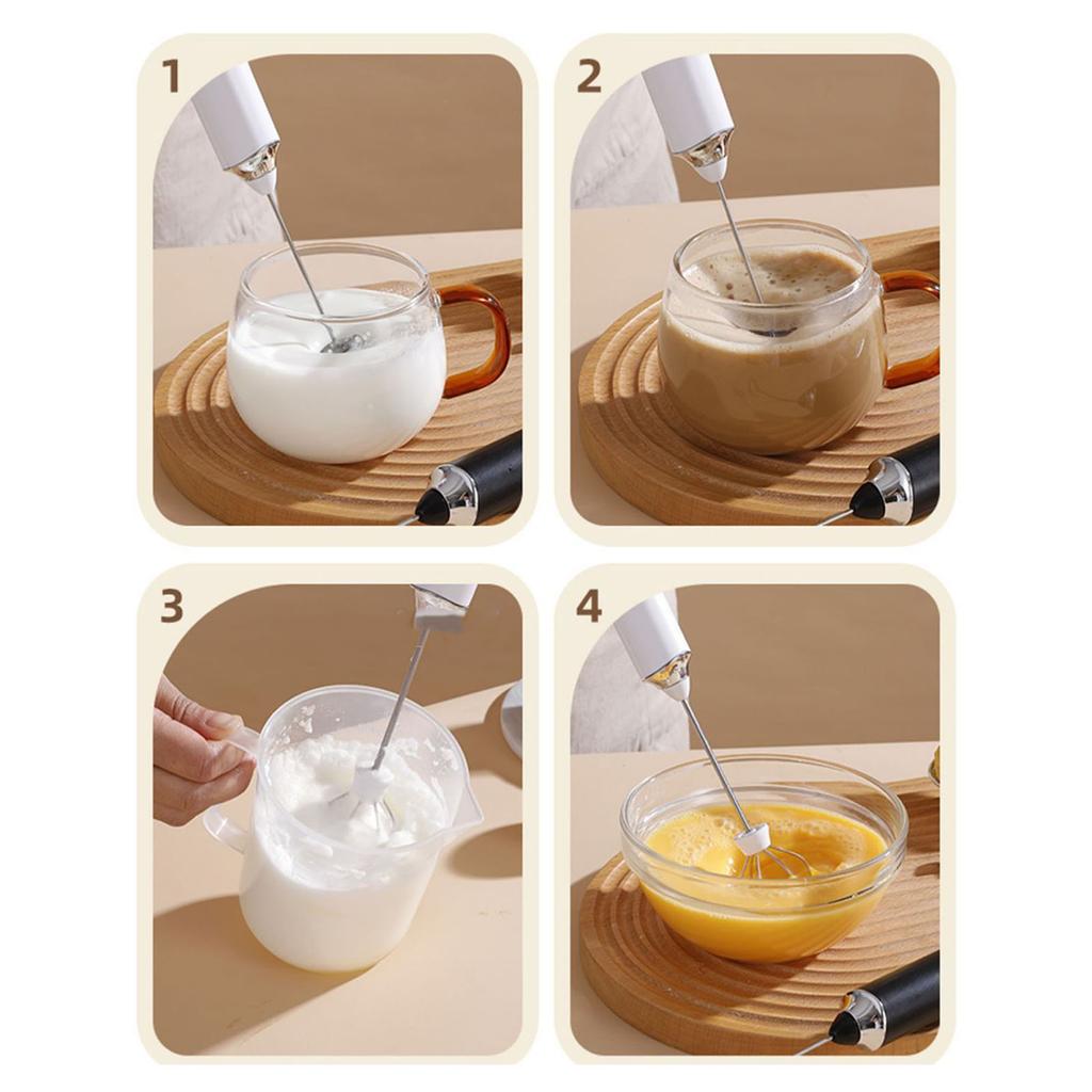 Wireless Electric Milk Frother Egg Beater Handheld Coffee Blender Milk Shaker Mixer Foamer Food Blender