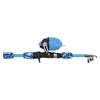 Kids Fishing Pole Set Multipurpose Retractable Kids Fishing Rod Reel Combo for 3 To 15 Years Old Blue 4.9ft