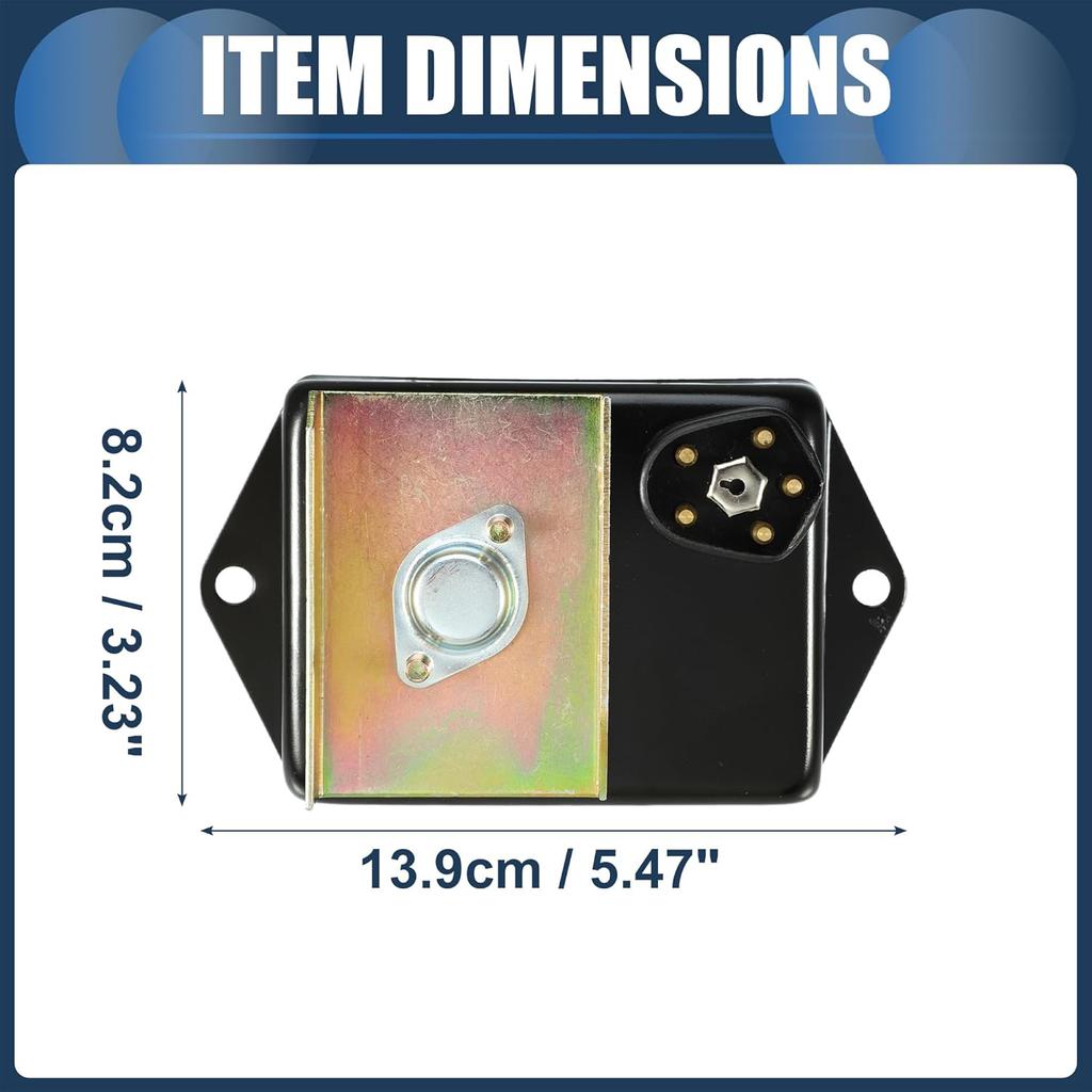 Ignition Control Module, Inner Ignition Module Control Unit No.1230938 for Dodge B Van 1972-1978 for Dodge CB300 1974-1978 ABS Black, 1 Pc