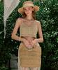 Nonlocal Gold Label Point Raffia Tote Bag - Beige
