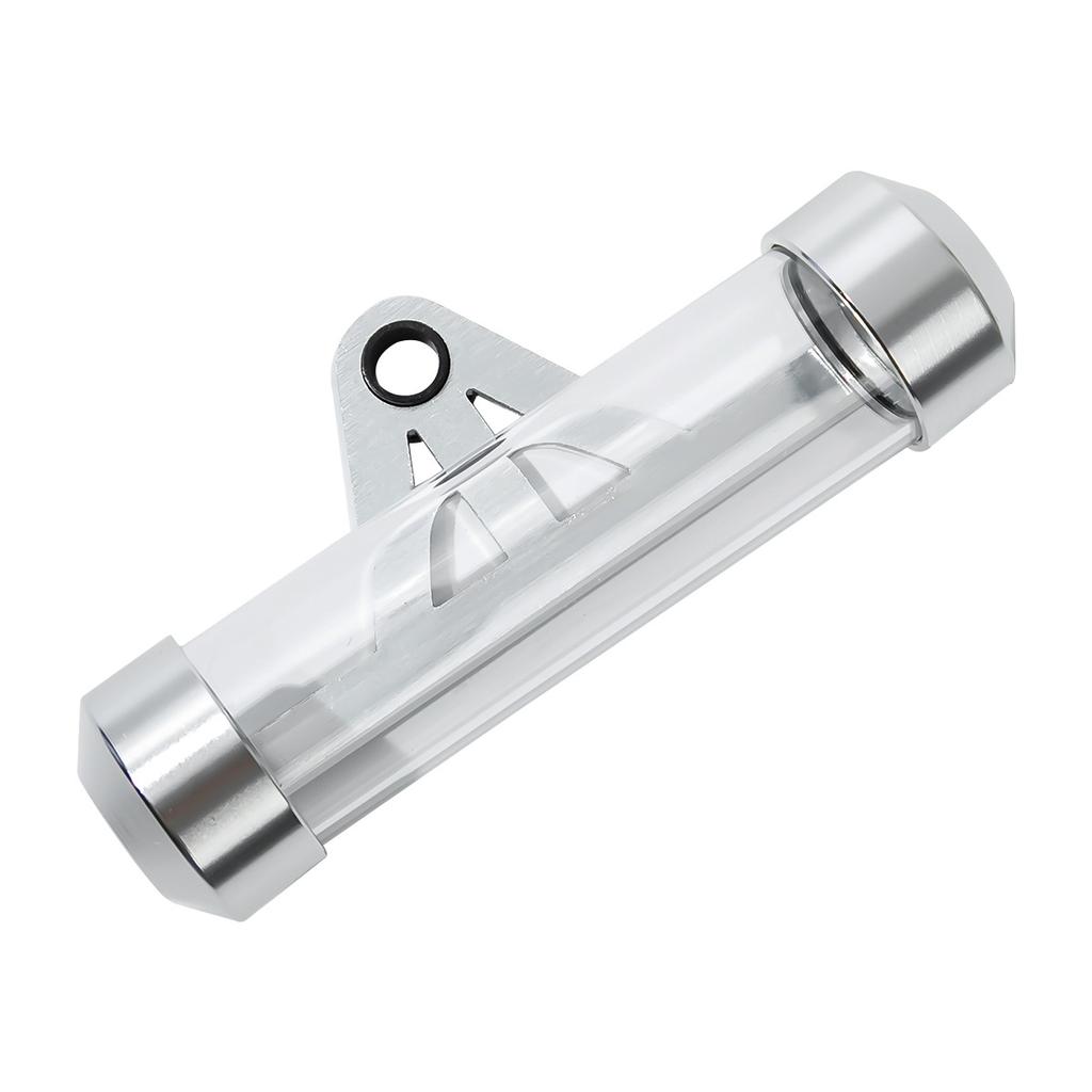 Motorcycle Tube Tax Disc Waterproof Aluminium Acrylic Motorbike Cylindrical Scooter Tube Tax Disc Holder Motorcycle Accessories