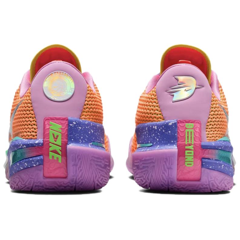 Nike Zoom aria GT. Scarpe da Basket Basse Unisex Arancioni Argento Versione Estera CZ0175-800