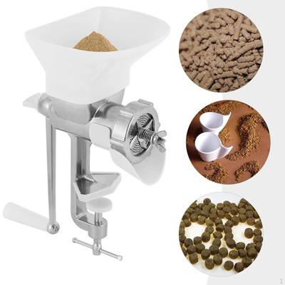 Manual Bird Food Kibble Machine Parrot Granulator Multifunctional Mill with Table Clamp