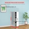 Mobile Dustproof Bookshelf: Sliding, Wheel-Equipped, Drawer-Type Storage Cabinet