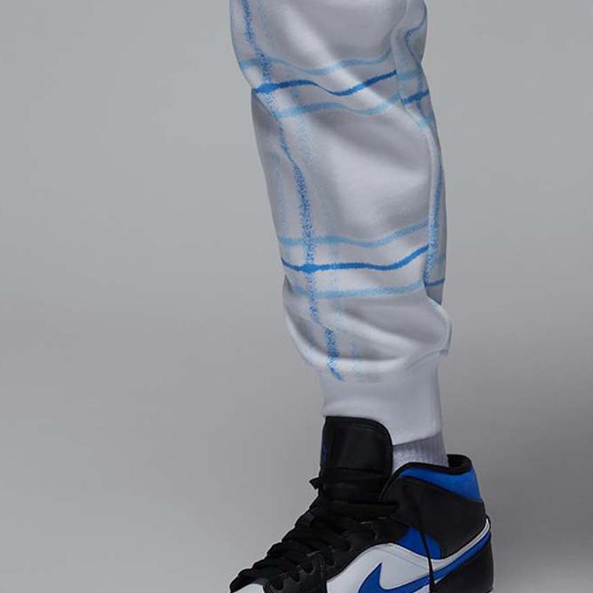 Jordan Essentials Fleece Breathable Casual Lace-Up Plaid Loose Cuff Knit Sports Pants Men bottoms FV7463-100