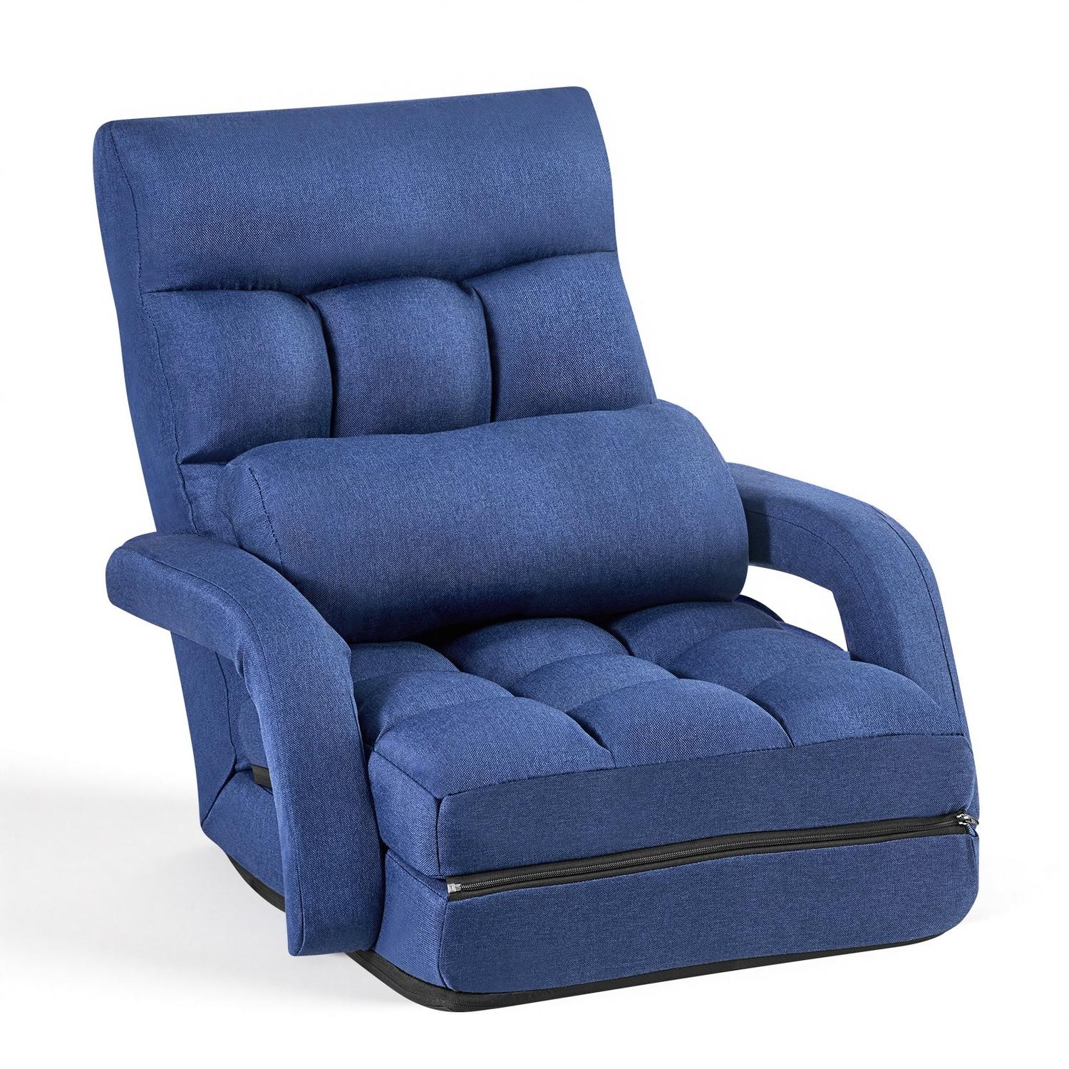Floor Chair, 5 Adjustable Positions Folding