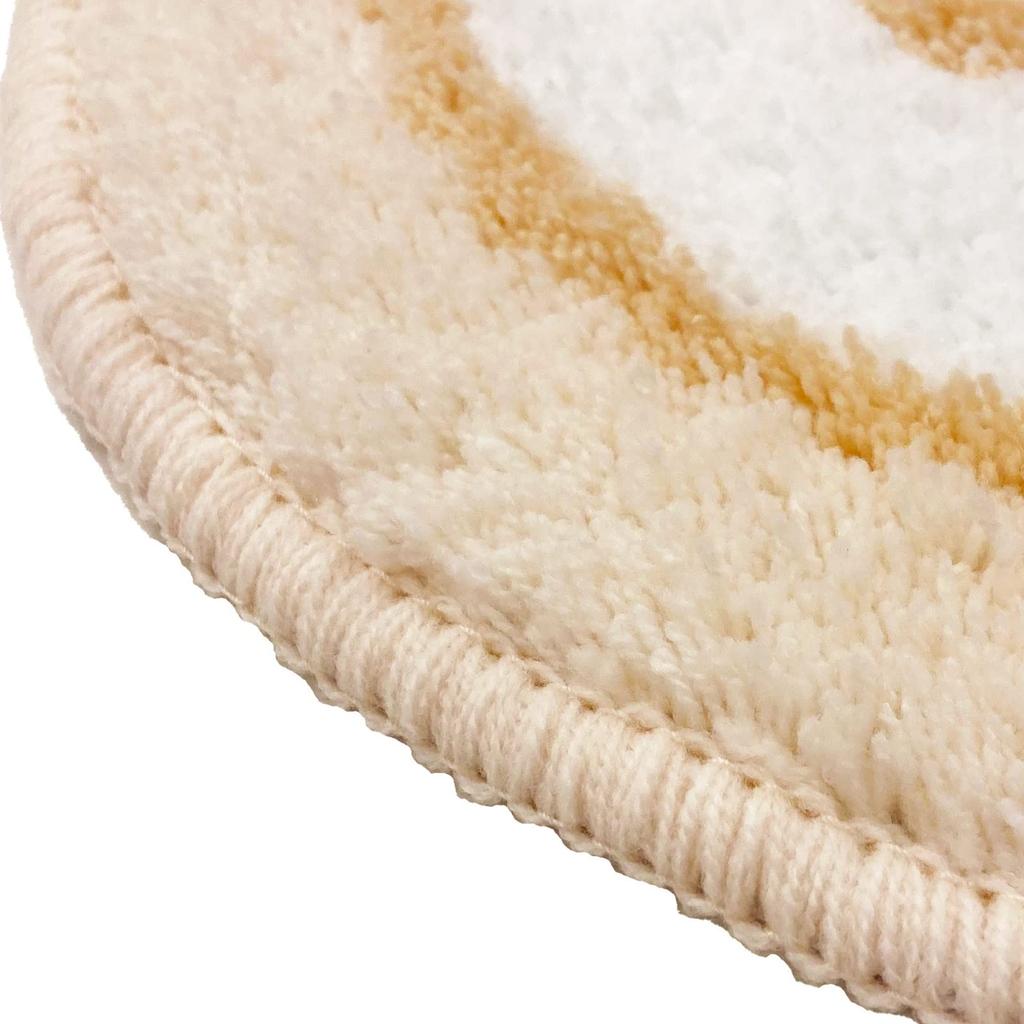 Senko Miffy Sleeping Miffy Mat 50 x 38 Miffy 65081 Rug, Approx. cm, Beige, Character, Animal,