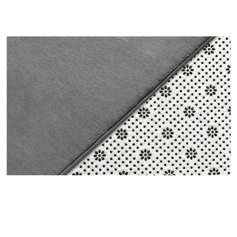 Half Circle Floor Mat Absorbent Quick-drying Non-slip Bathroom Door Mat For Bedroom Toilet Kitchen