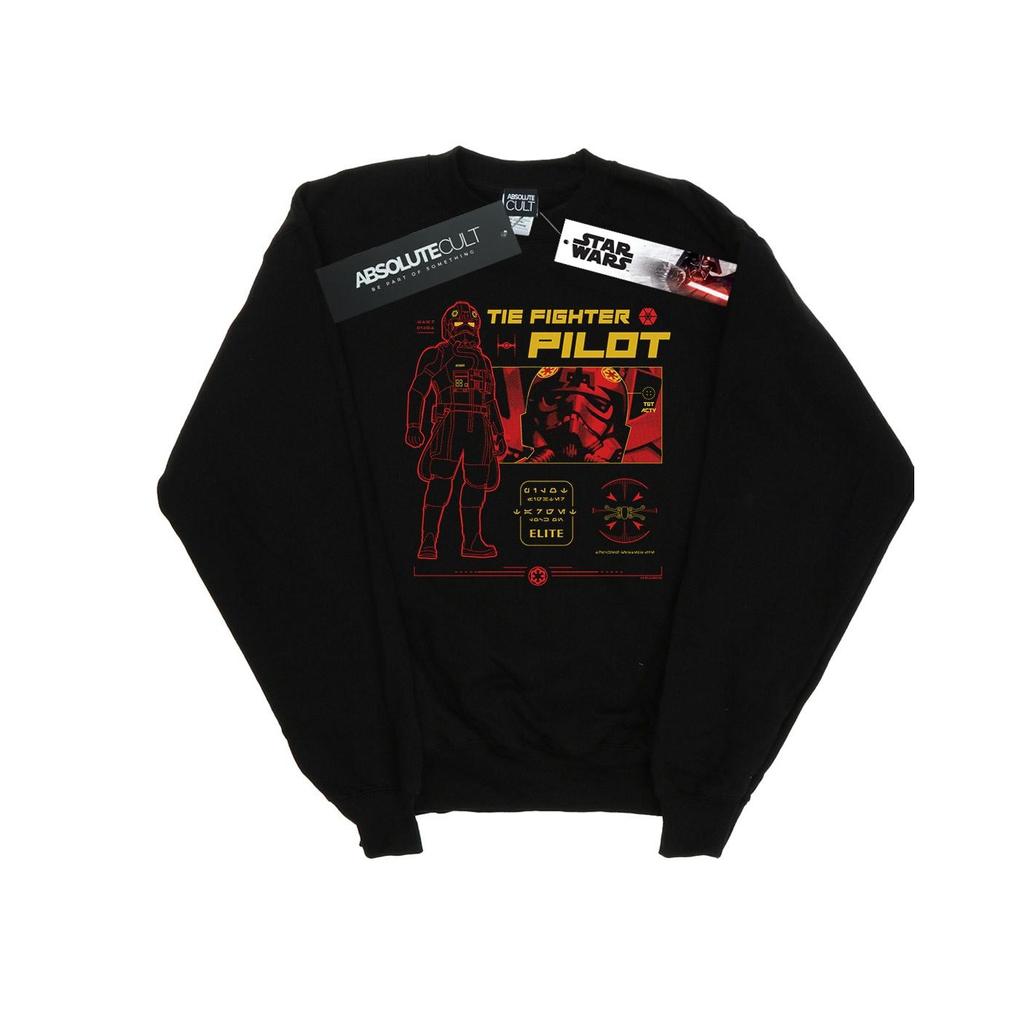 STAR WARS Mens Tie Fighter Pilot Sweatshirt