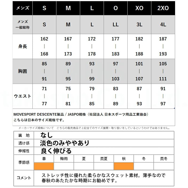Set hanorac Descente Authentic ST5SJG12M Gri melanj Mărime O [Move Sports] Bărbați