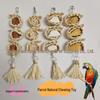 Natural Bird Chew Toys: Corn Husk & Cuttlebone for Parrots, Budgies, and Cockatiels