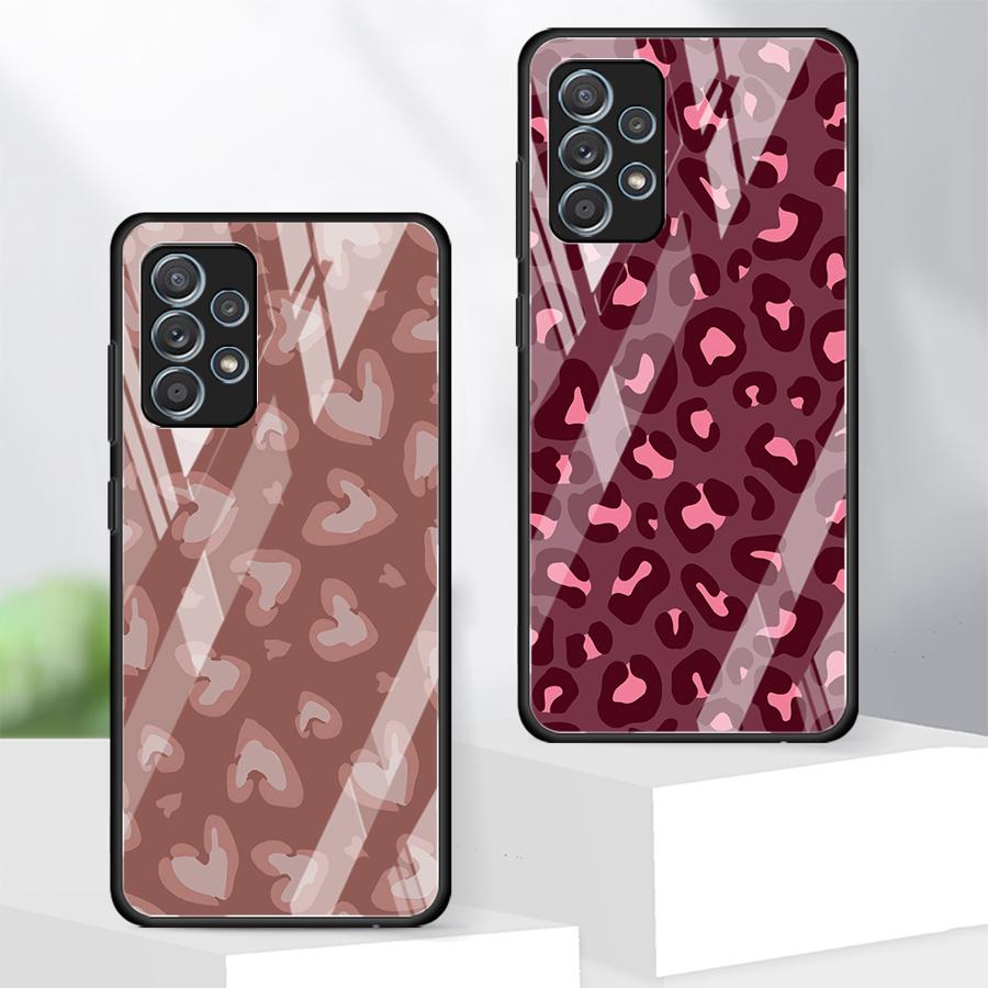 Phone Cover Case for Samsung Galaxy A12 A10 A36 A71 A56 A35 A25 A13 A20 A21 A06 A51 A52 A16 A02 A73 A34 A15 A50 A14 A30 Leopard