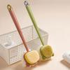 2 In 1 Shower Brush Long Handle Body Exfoliating Brush Creative Rubbing Back Artifact