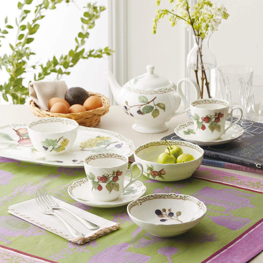 Noritake Orchard Garden Bowls Bone (Pair), 11cm, 350cc, Microwave-Safe, China, P97876/4911